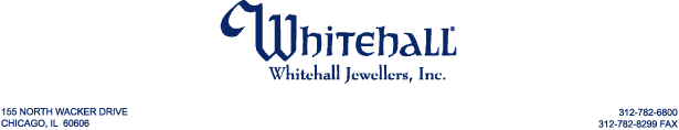 (WHITEHALL JEWELLERS, INC. LOGO)